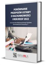 Porównanie przepisów ustawy o rachunkowości i MSR/MSSF 2021/2022