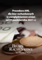 Procedura AML dla biur rachunkowych (z uwzględnieniem zmian od 31 października 2021 r.)