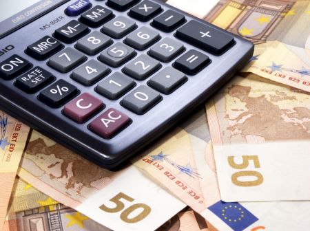 kalkulator na banknotach Euro